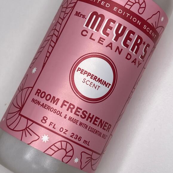Set of 2 — Mrs. Meyers Peppermint Room Freshener Spray Limited Edition Scent NEW - Picture 2 of 8